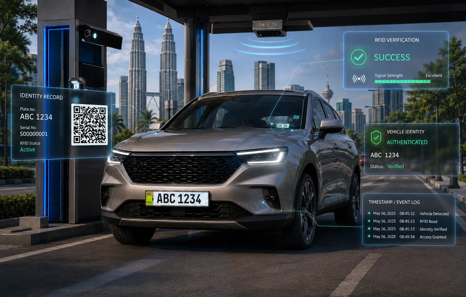 Ocean Aura Digital Vehicle Identity verification workflow