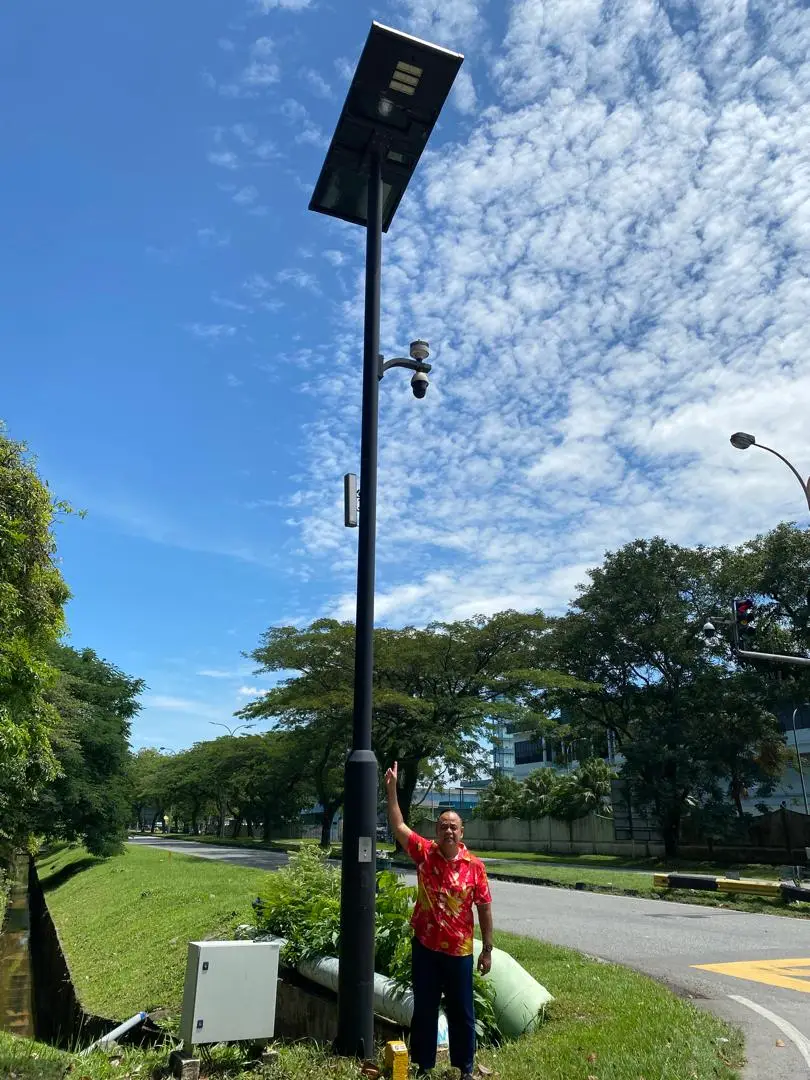Real ESG Smart Pole installation photo 1