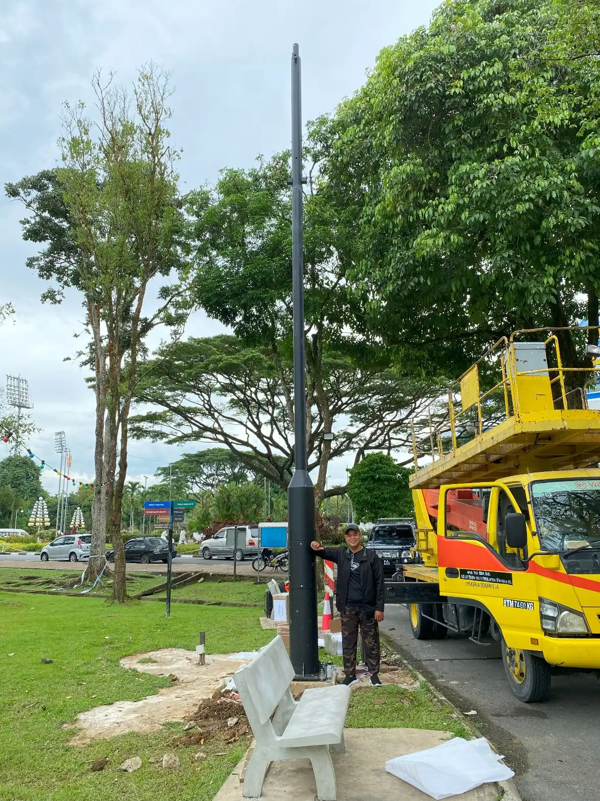 Real ESG Smart Pole installation photo 21