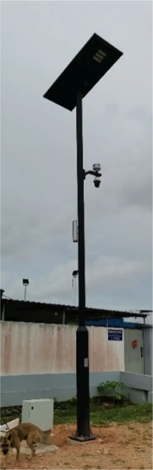 Real ESG Smart Pole installation photo 6