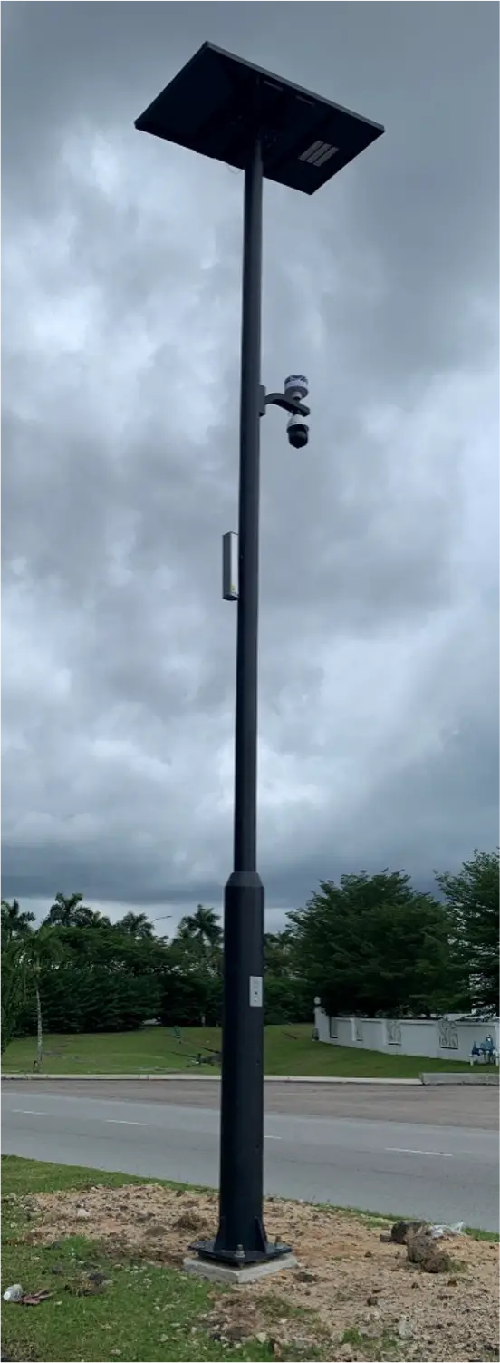 Real ESG Smart Pole installation photo 7